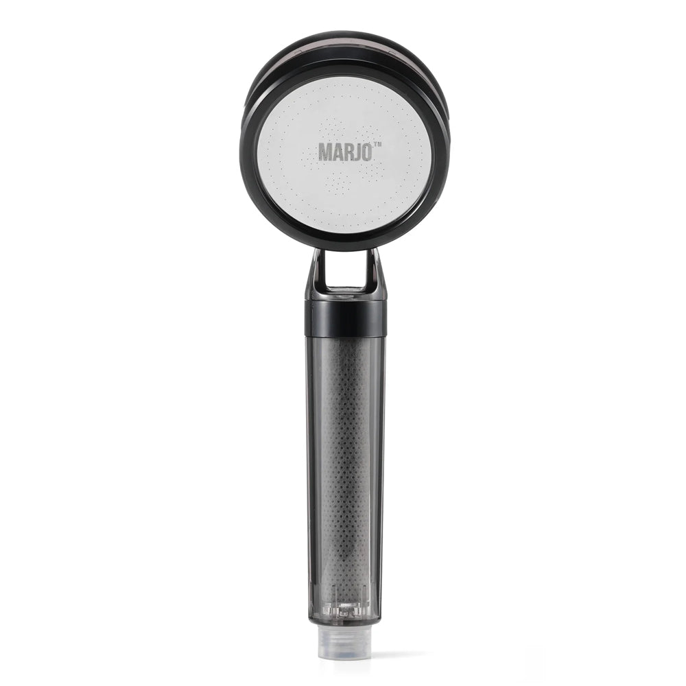 Marjo filtered shower head transparent black – Dubai UAE