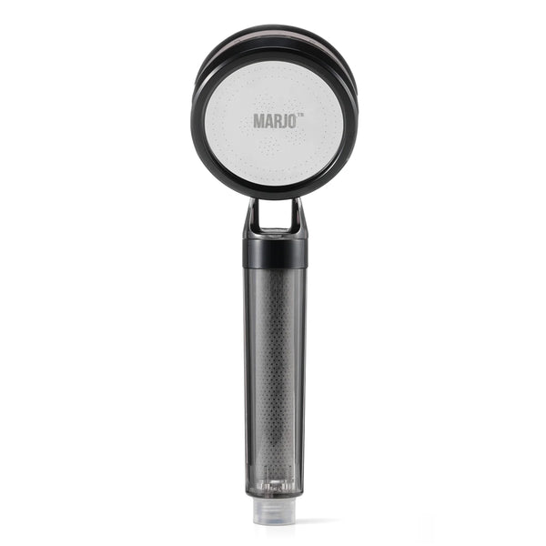 Marjo filtered shower head transparent black – Dubai UAE